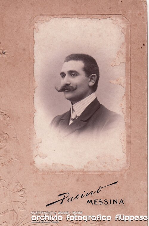 1902 circa - Cav. Luigi Basile fu Antonino - sindaco nel 1914